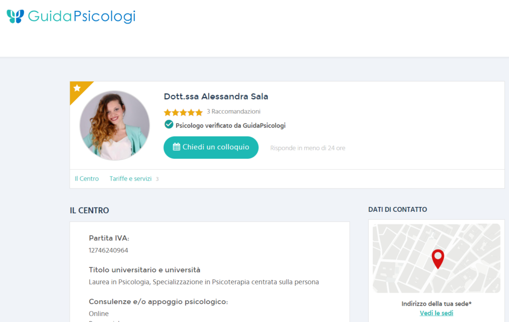 Guida Psicologi Alessandra Sala